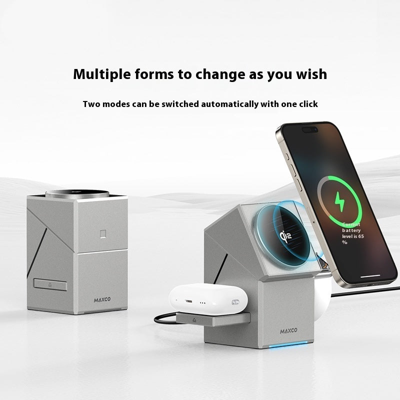 Qi2 - Colonnina di ricarica wireless per smartphone e accessori