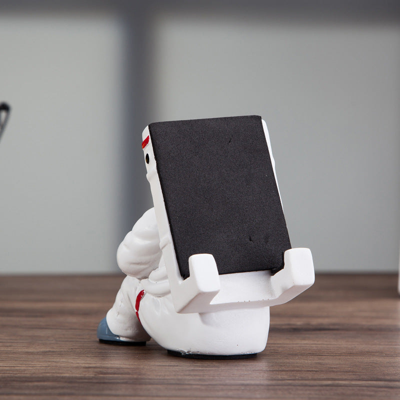 Astronauta porta-smartphone