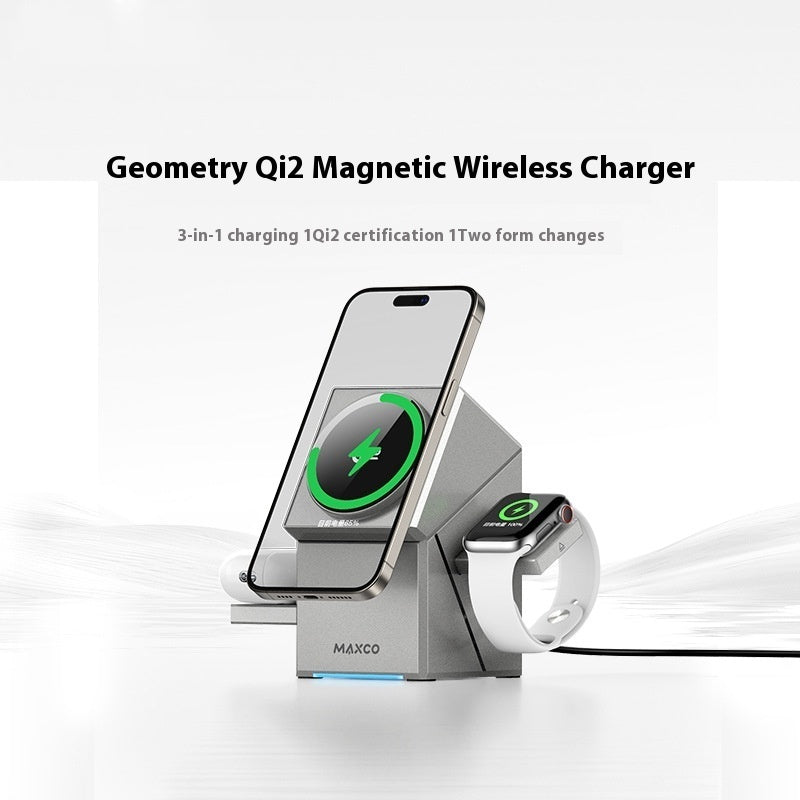 Qi2 - Colonnina di ricarica wireless per smartphone e accessori