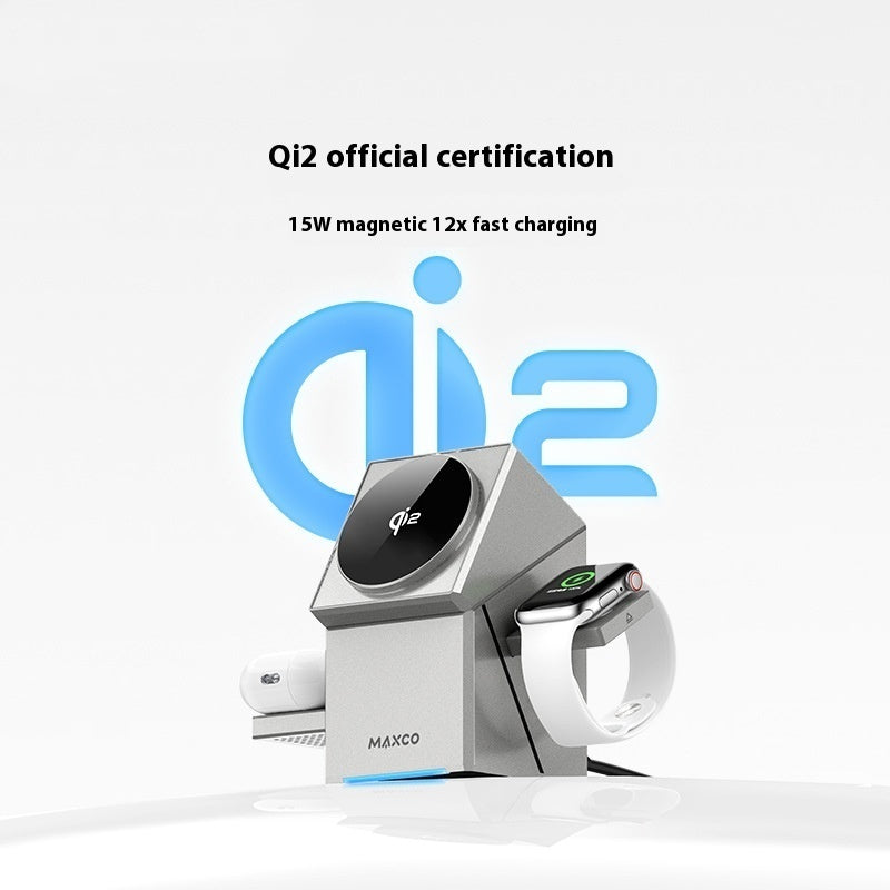 Qi2 - Colonnina di ricarica wireless per smartphone e accessori
