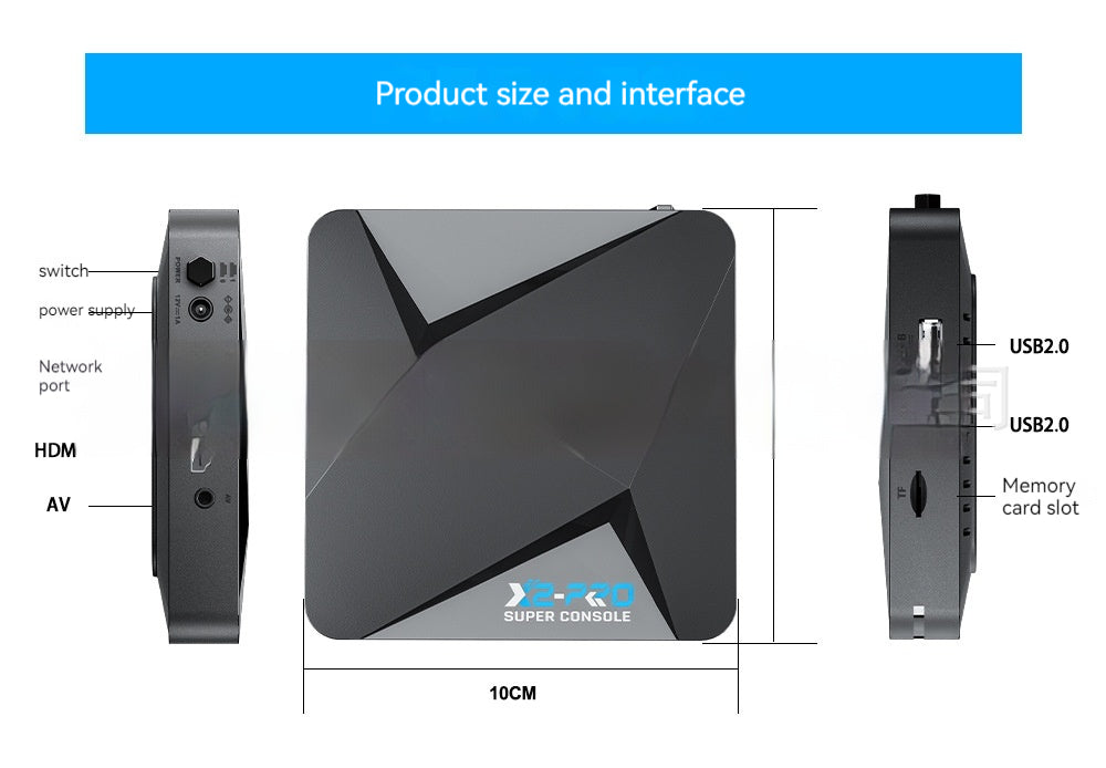 Game Console per Home Video con emulatore