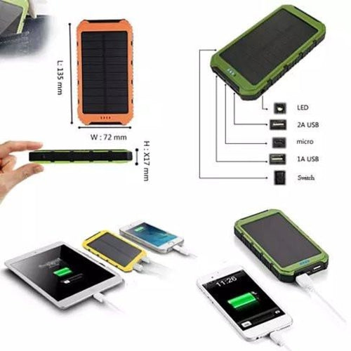 Power Bank con pannelli solari integrati