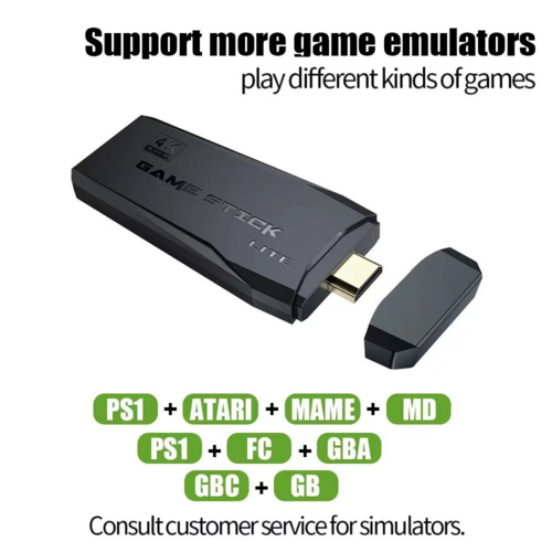 Console Emulatore con Doppio Pad Wireless